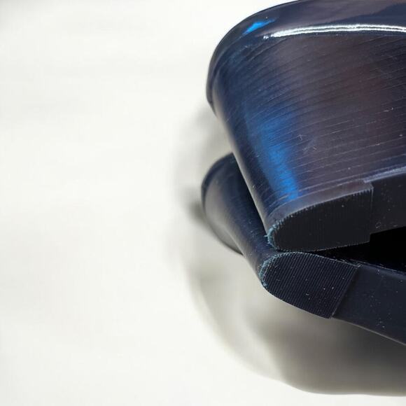 Tory Burch Jade Patent Leather Peep Toe Wedge Size 9.5 - Picture 5 of 6